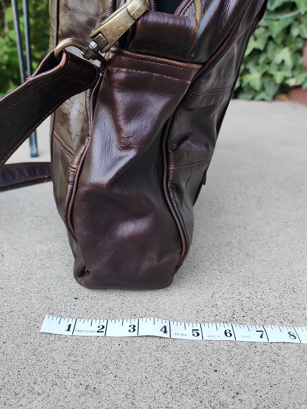 100% Leather Messenger Bag